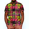 The Ragged Kingdom Mantra Plaid Short Sleeve Shirt