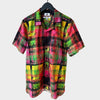 The Ragged Kingdom Mantra Plaid Short Sleeve Shirt