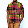 The Ragged Kingdom Mantra Plaid Short Sleeve Shirt