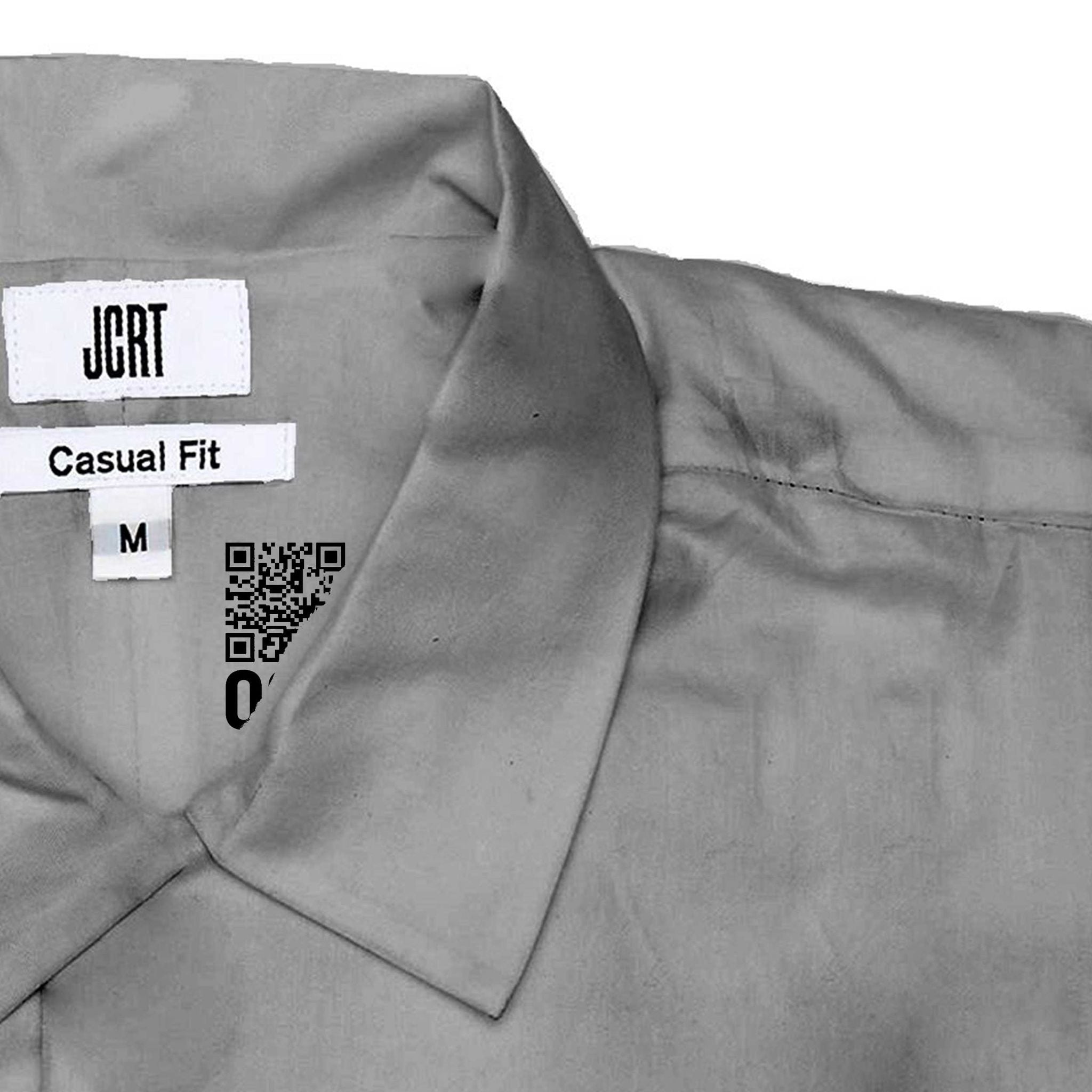 ATDM + Nayland Blake Grey Camp Collar Shirt | JCRT