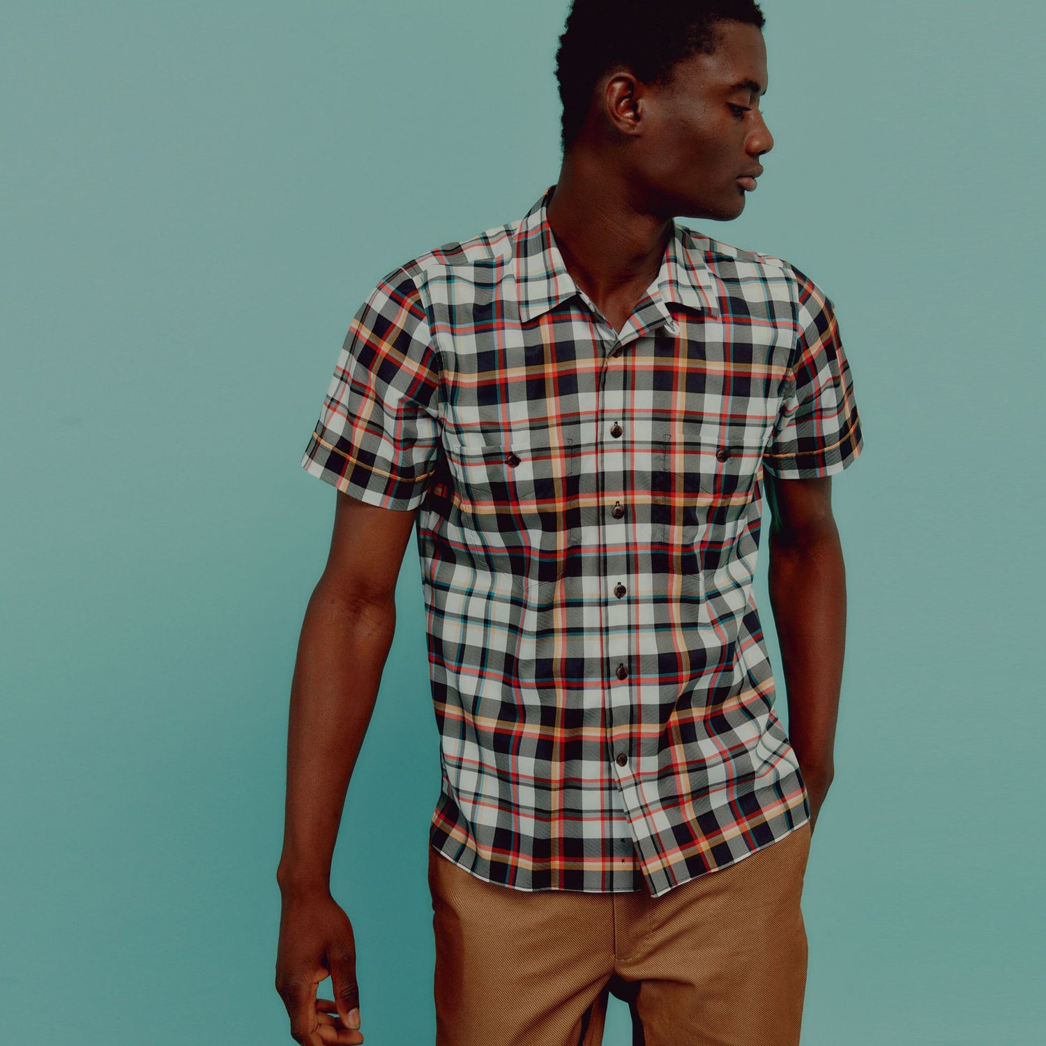 The Kick Plaid Short Sleeve Shirt