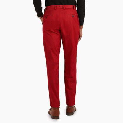 The Winter Tomato Twill Trouser